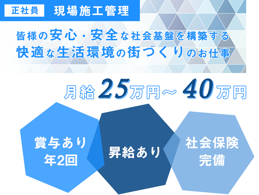 充実の福利厚生、やる気次第で高収入のチャンス